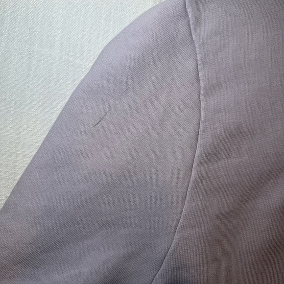 Bandit Cotton Fleece Cropped Crewneck in Light Thistle - Picture 15 of 15